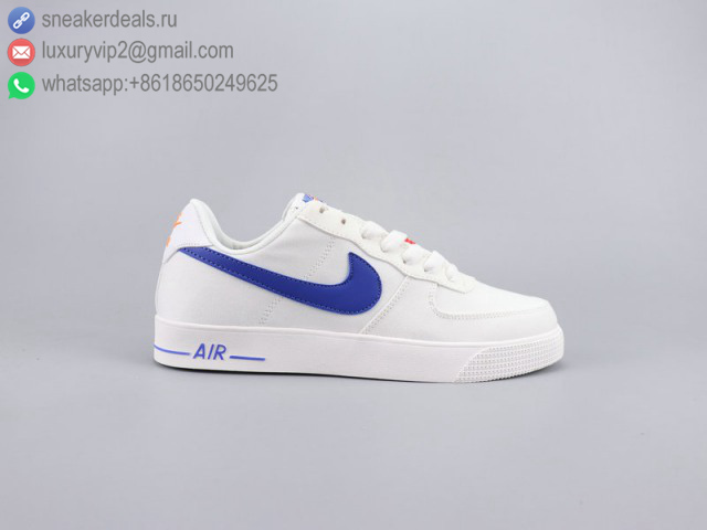 NIKE AIR FORCE 1 LOW AC WHITE BLUE UNISEX CANVAS SKATE SHOES